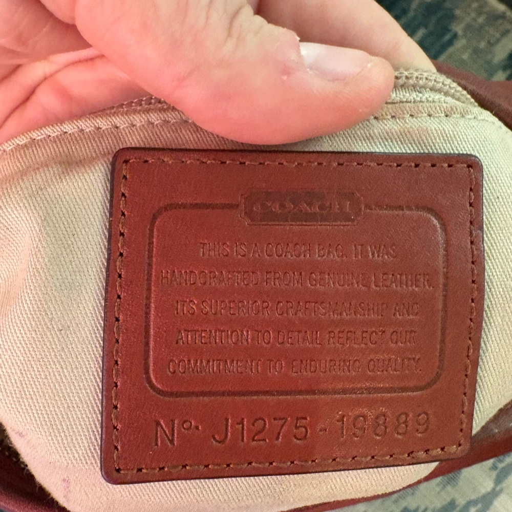 Vintage Coach Brooklyn Buttery Soft Leather Shoulder Bag in Toffee - Picture 10 of 12